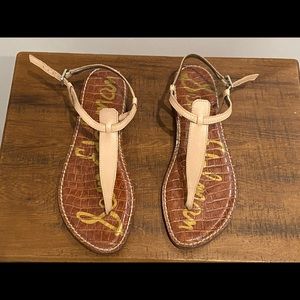 Sam Edelman T-Strap Thong Gigi Sandal Nude